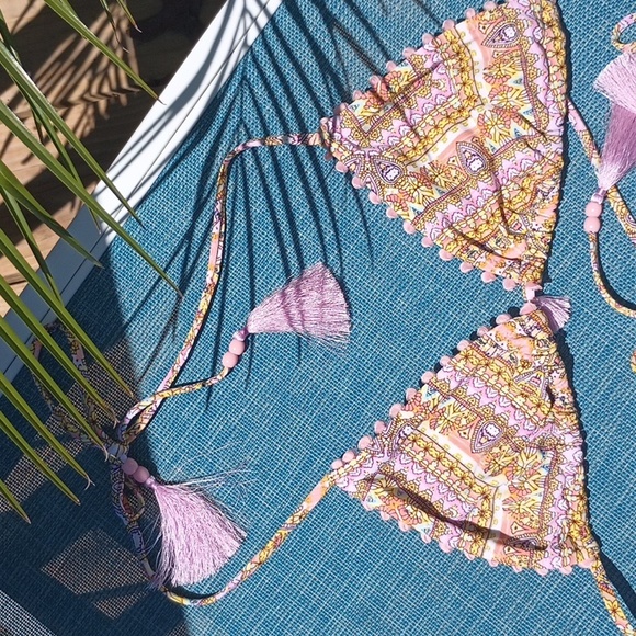 Victoria's Secret Boho tassel two piece bikini set - Picture 3 of 12